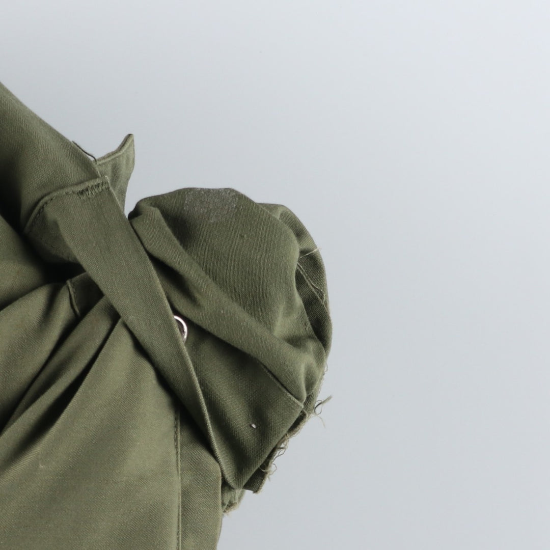 1970'S US Military A-2 Deck Jacket, Made in USA, Large (42-44), Men's Size L, Vintage Nylon Khaki type Vintage Second Hand