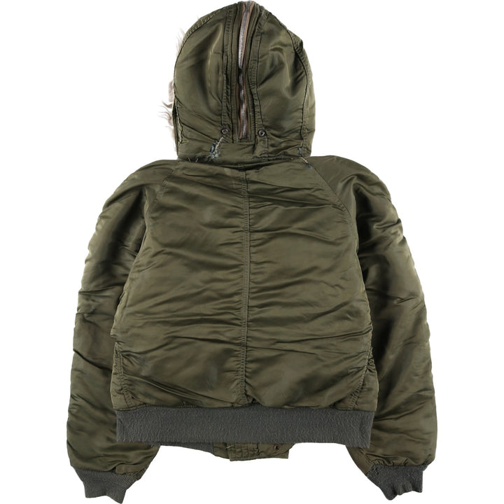 N-2B Padded Military Flight Jacket, Medium Size (Men's M equivalent) unclear Khaki type Vintage Second Hand