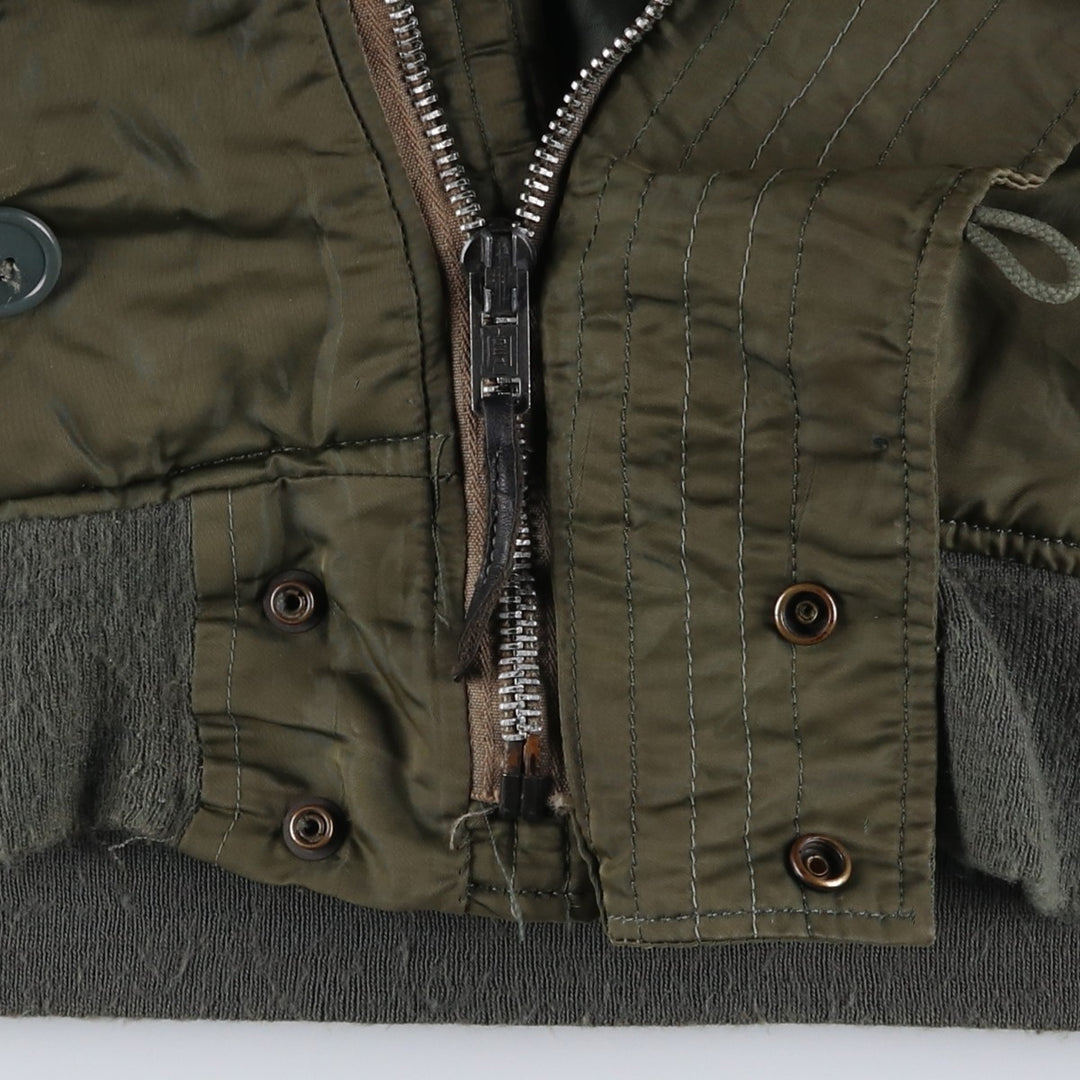 N-2B Padded Military Flight Jacket, Medium Size (Men's M equivalent) unclear Khaki type Vintage Second Hand