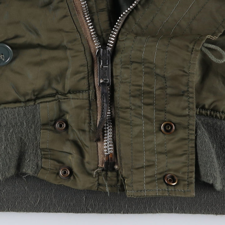 N-2B Padded Military Flight Jacket, Medium Size (Men's M equivalent) unclear Khaki type Vintage Second Hand