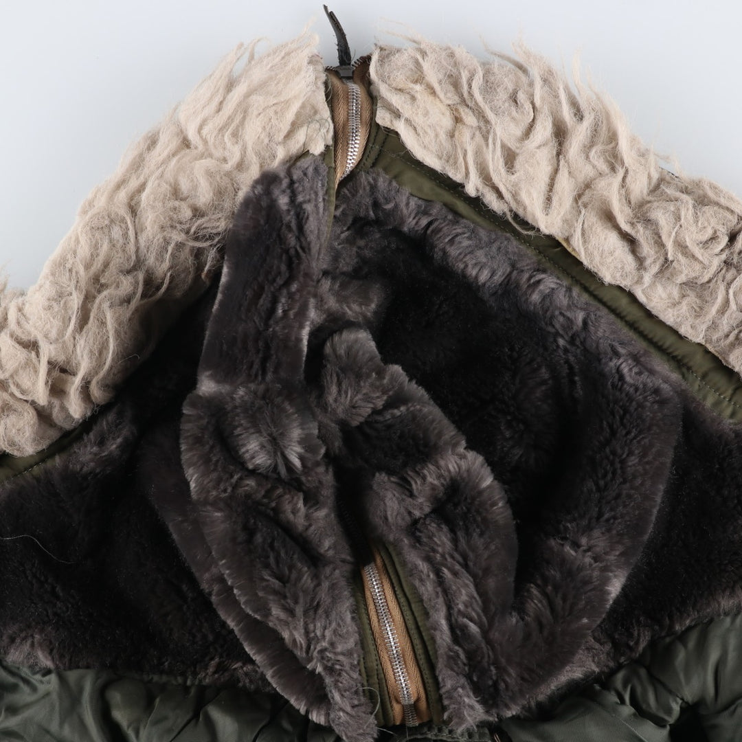 N-2B Padded Military Flight Jacket, Medium Size (Men's M equivalent) unclear Khaki type Vintage Second Hand