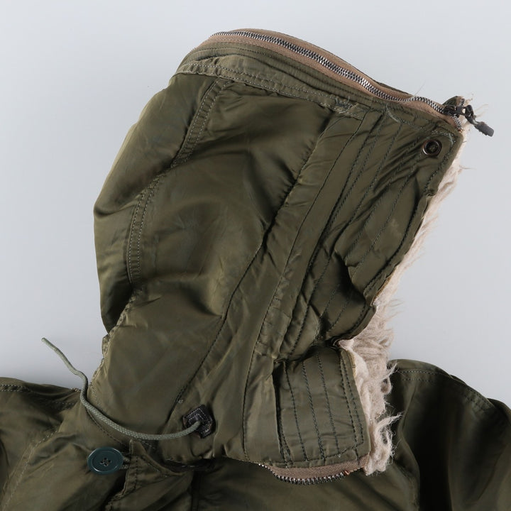 N-2B Padded Military Flight Jacket, Medium Size (Men's M equivalent) unclear Khaki type Vintage Second Hand