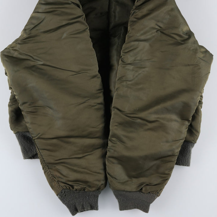 N-2B Padded Military Flight Jacket, Medium Size (Men's M equivalent) unclear Khaki type Vintage Second Hand