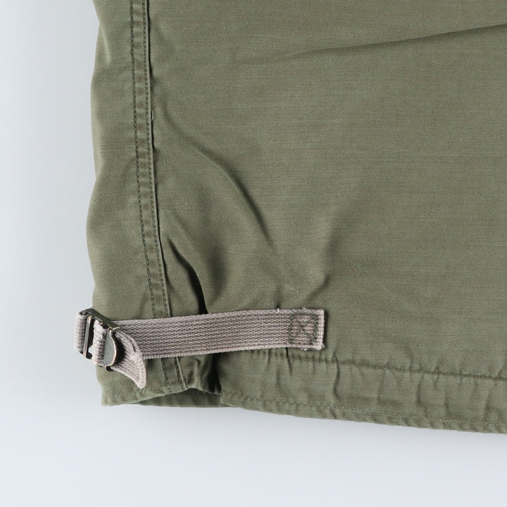 1980'S US Military A-2 Deck Jacket, Men's Size XL (approx.) Nylon Khaki type Vintage Second Hand