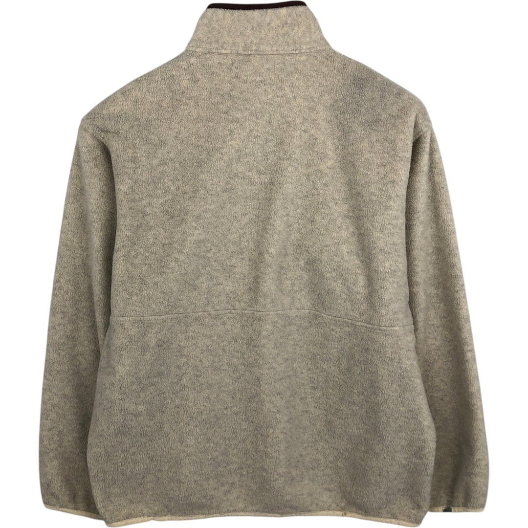2000'S Patagonia SYNCHILLA 25735F4 Half-Zip Fleece Pullover, Men's Size L (approx.) polyester unbleached Vintage Second Hand