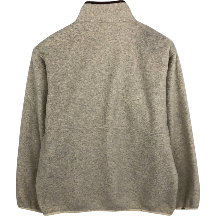 2000'S Patagonia SYNCHILLA 25735F4 Half-Zip Fleece Pullover, Men's Size L (approx.) polyester unbleached Vintage Second Hand
