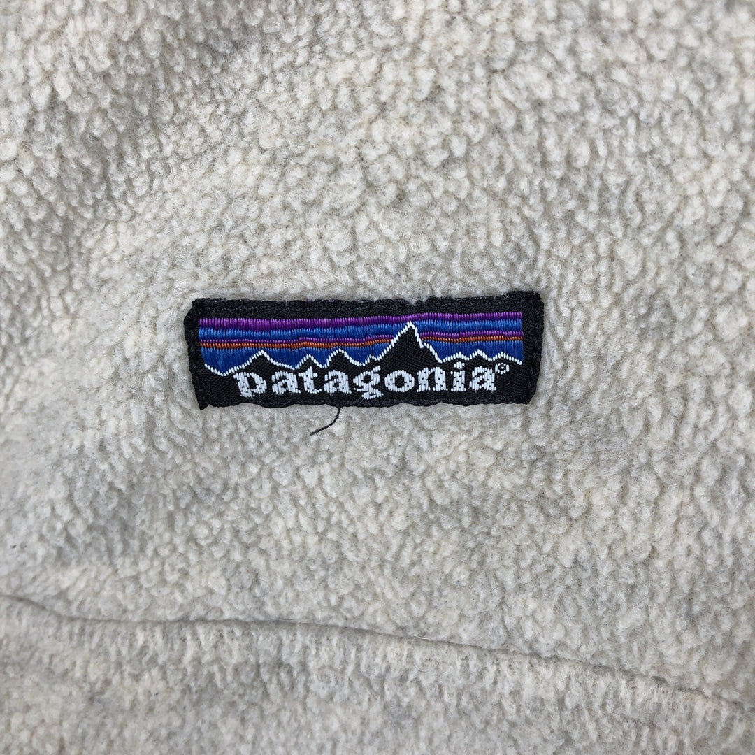 2000'S Patagonia SYNCHILLA 25735F4 Half-Zip Fleece Pullover, Men's Size L (approx.) polyester unbleached Vintage Second Hand