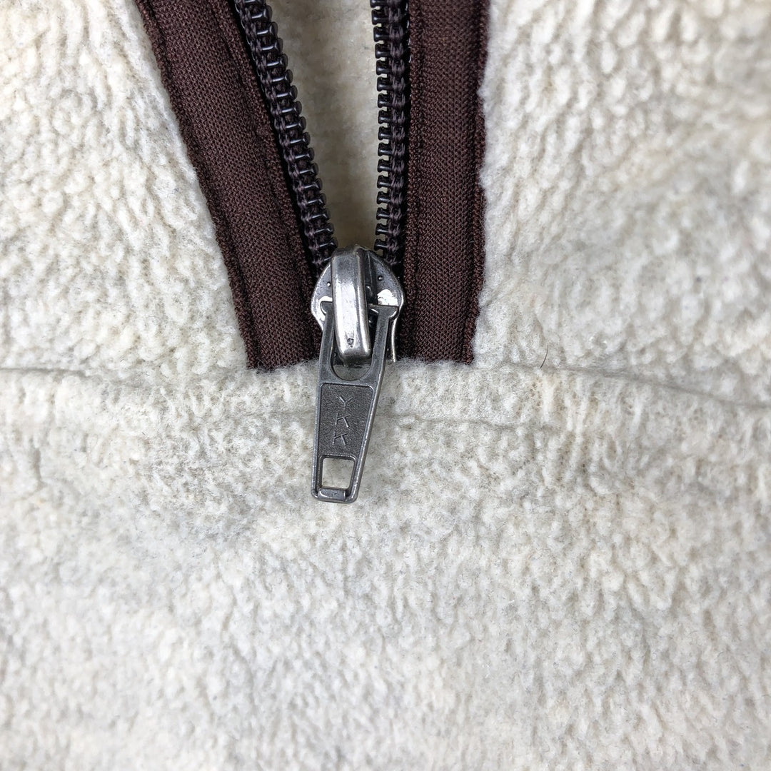 2000'S Patagonia SYNCHILLA 25735F4 Half-Zip Fleece Pullover, Men's Size L (approx.) polyester unbleached Vintage Second Hand