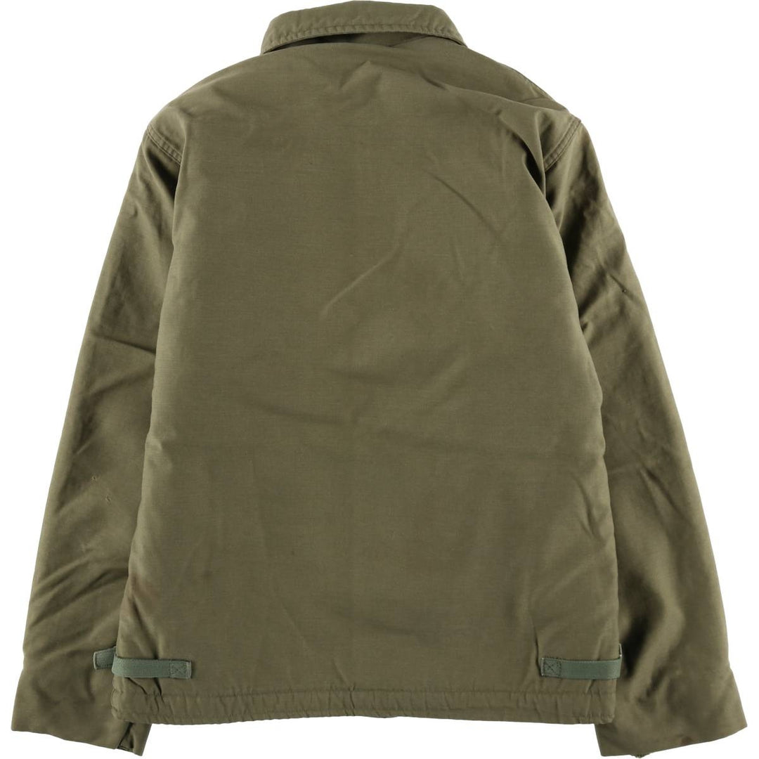 Genuine US military A-2 deck jacket, men's size M equivalent. unclear Khaki type Vintage Second Hand