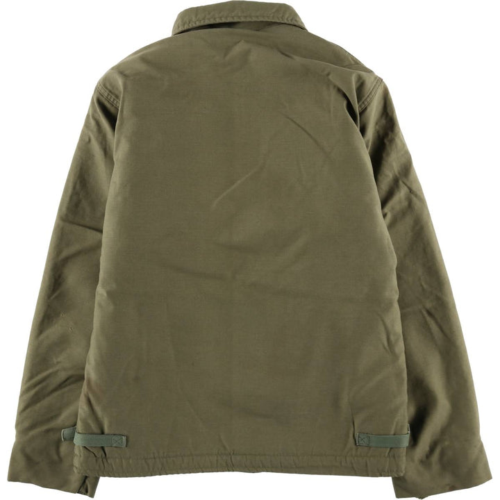 Genuine US military A-2 deck jacket, men's size M equivalent. unclear Khaki type Vintage Second Hand