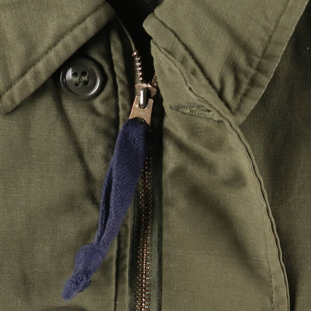 Genuine US military A-2 deck jacket, men's size M equivalent. unclear Khaki type Vintage Second Hand