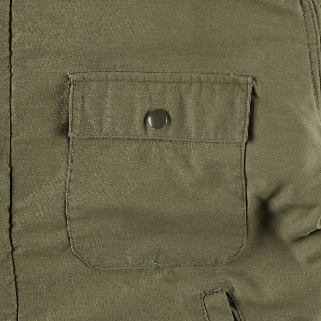 Genuine US military A-2 deck jacket, men's size M equivalent. unclear Khaki type Vintage Second Hand