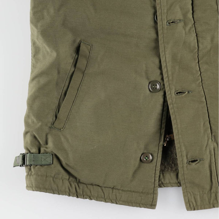 Genuine US military A-2 deck jacket, men's size M equivalent. unclear Khaki type Vintage Second Hand
