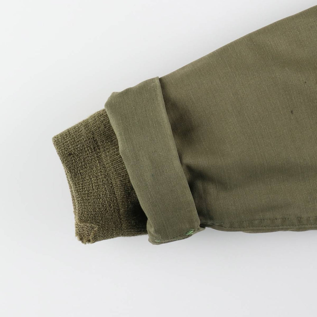Genuine US military A-2 deck jacket, men's size M equivalent. unclear Khaki type Vintage Second Hand
