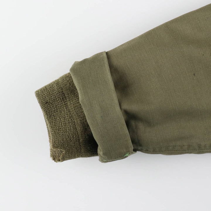 Genuine US military A-2 deck jacket, men's size M equivalent. unclear Khaki type Vintage Second Hand