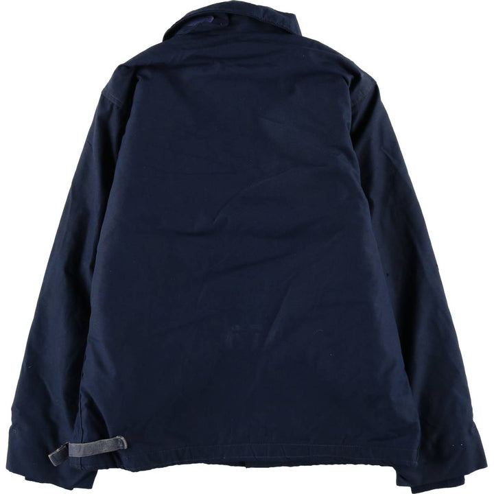 90'S US Military Aramid Deck Jacket, Made in USA, Medium (38-40), Men's Size M, Vintage Aramid navy blue type Vintage Second Hand
