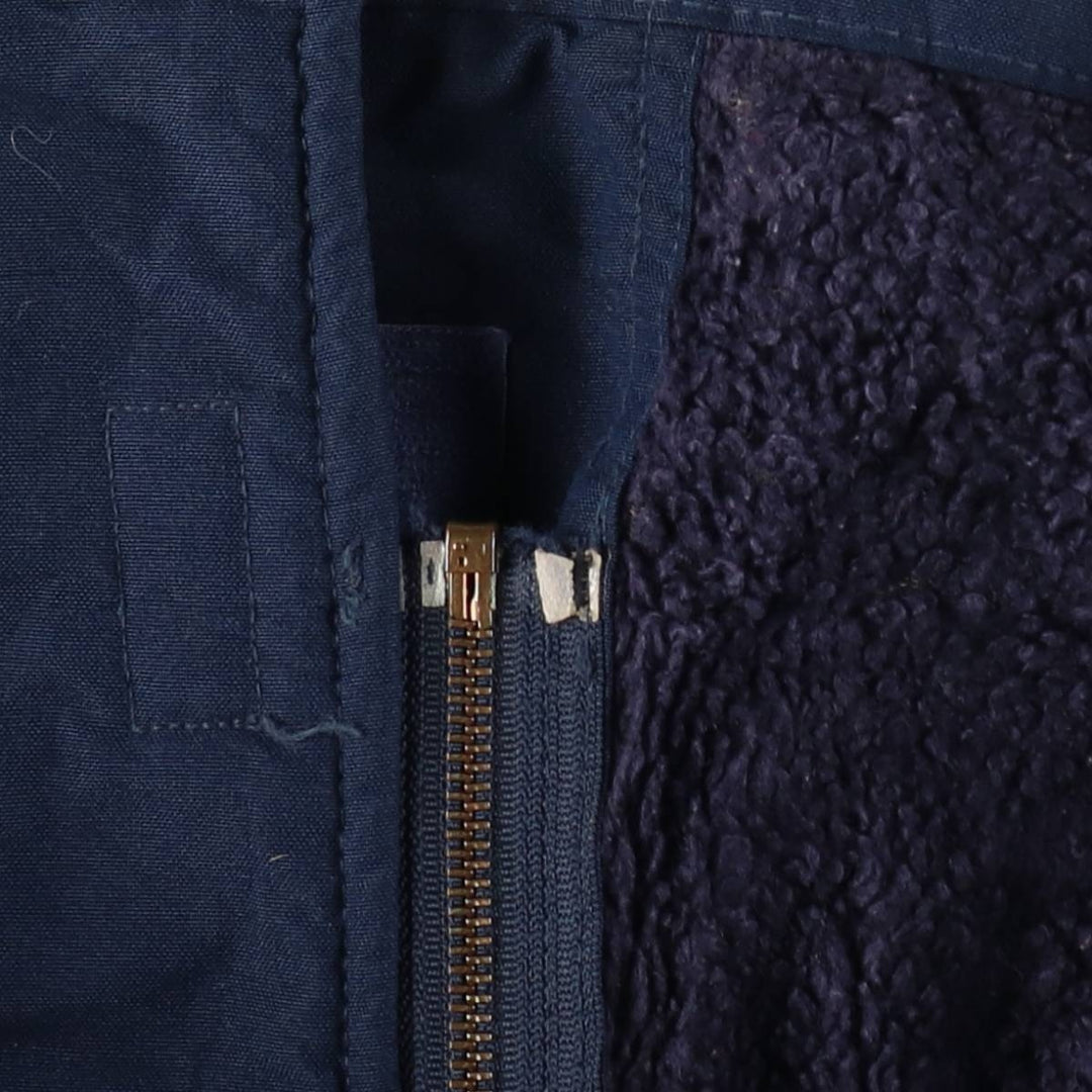90'S US Military Aramid Deck Jacket, Made in USA, Medium (38-40), Men's Size M, Vintage Aramid navy blue type Vintage Second Hand
