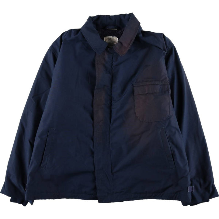 Genuine US military issue aramid jacket, military deck jacket, made in USA, XX-LARGE (equivalent to men's XXL). Aramid navy blue type Vintage Second Hand