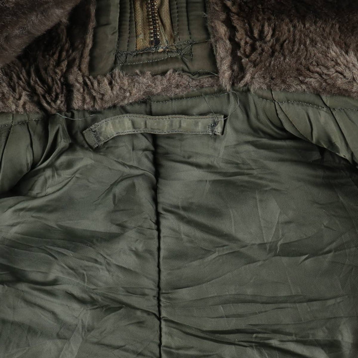 N-2B Padded Military Flight Jacket, Men's XL Equivalent, Vintage unclear Khaki type Vintage Second Hand
