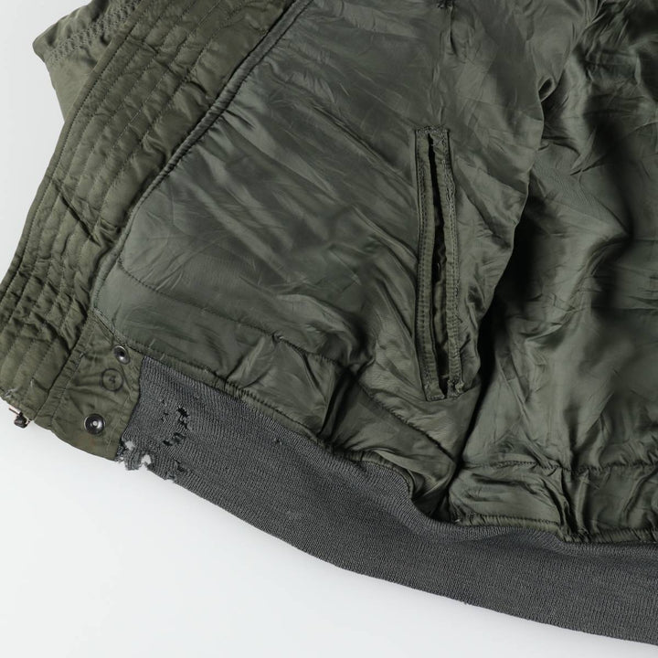 N-2B Padded Military Flight Jacket, Men's XL Equivalent, Vintage unclear Khaki type Vintage Second Hand