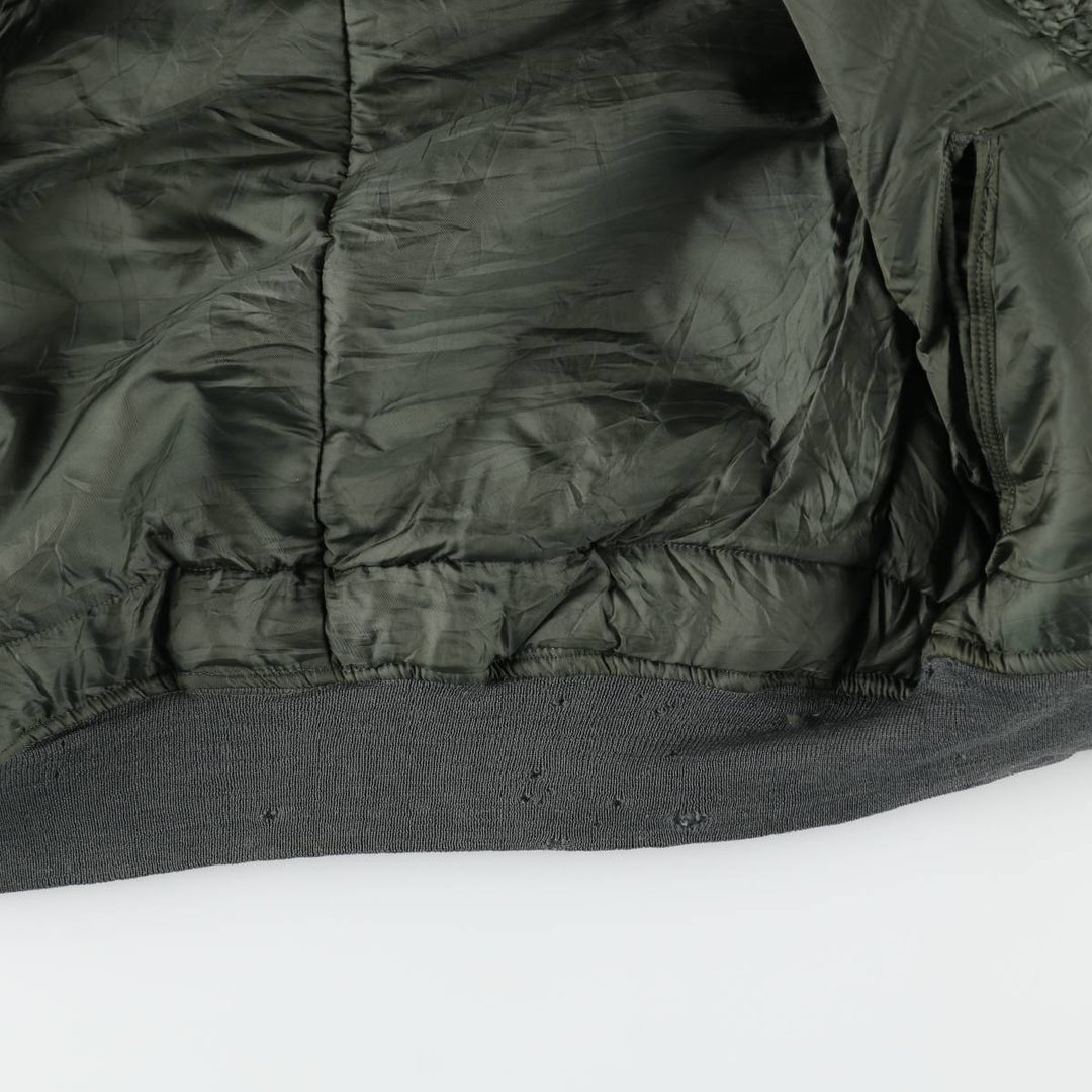N-2B Padded Military Flight Jacket, Men's XL Equivalent, Vintage unclear Khaki type Vintage Second Hand