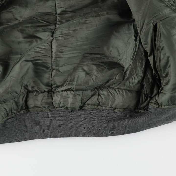N-2B Padded Military Flight Jacket, Men's XL Equivalent, Vintage unclear Khaki type Vintage Second Hand