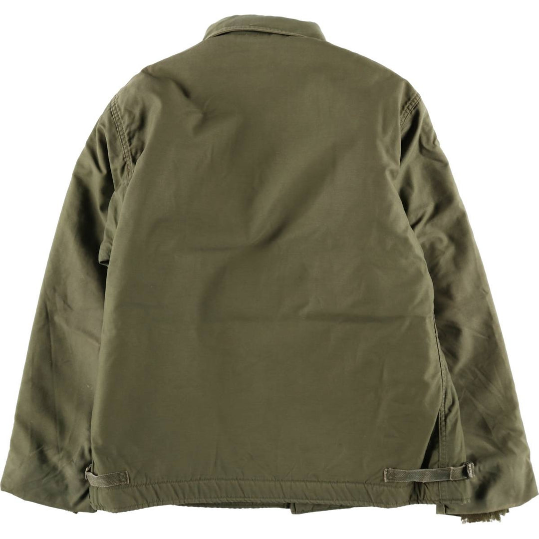 Vintage A-2 Military Deck Jacket, Men's Size Medium unclear Khaki type Vintage Second Hand