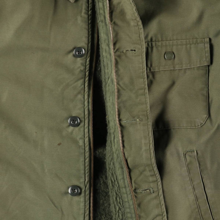 Vintage A-2 Military Deck Jacket, Men's Size Medium unclear Khaki type Vintage Second Hand