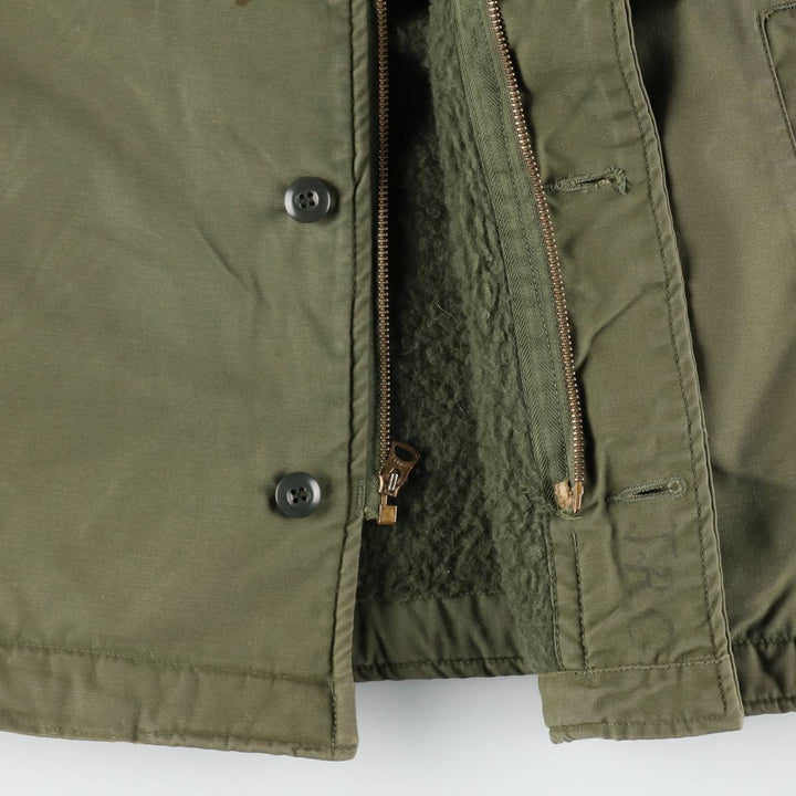 Vintage A-2 Military Deck Jacket, Men's Size Medium unclear Khaki type Vintage Second Hand
