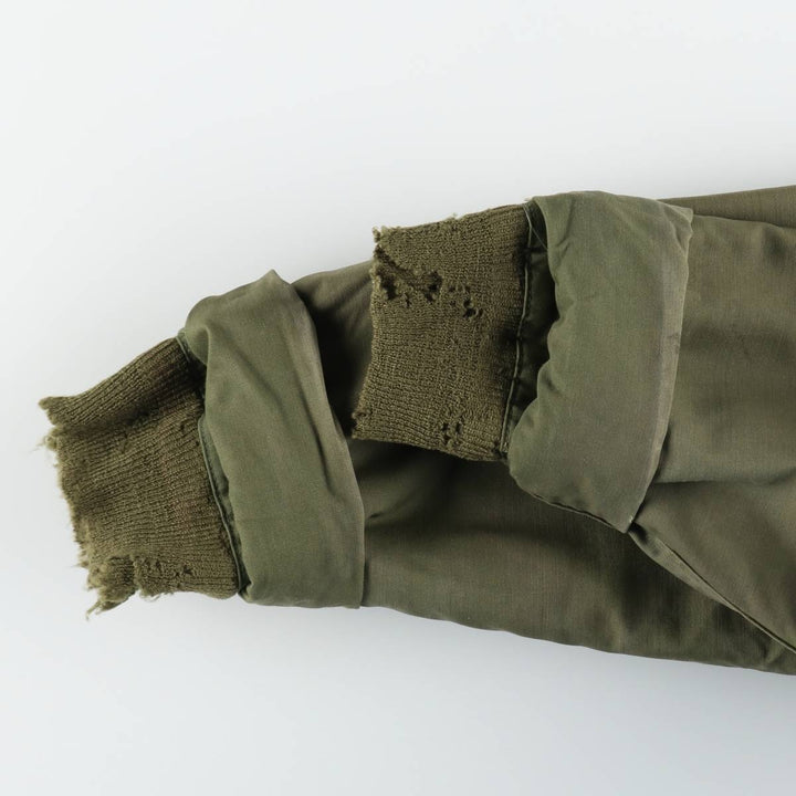 Vintage A-2 Military Deck Jacket, Men's Size Medium unclear Khaki type Vintage Second Hand
