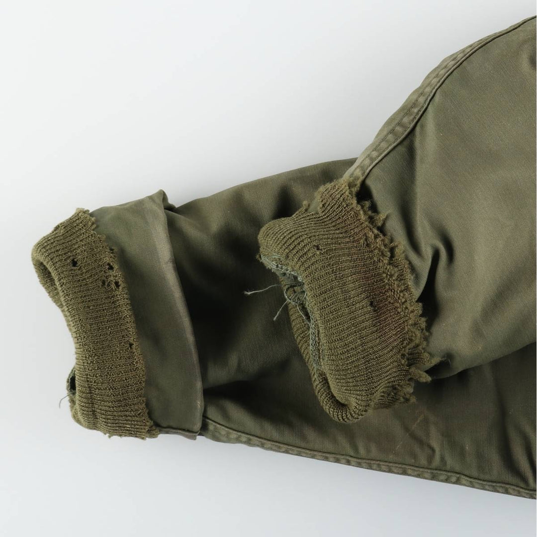 Vintage A-2 Military Deck Jacket, Men's Size Medium unclear Khaki type Vintage Second Hand