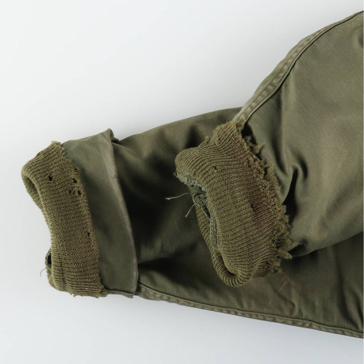 Vintage A-2 Military Deck Jacket, Men's Size Medium unclear Khaki type Vintage Second Hand