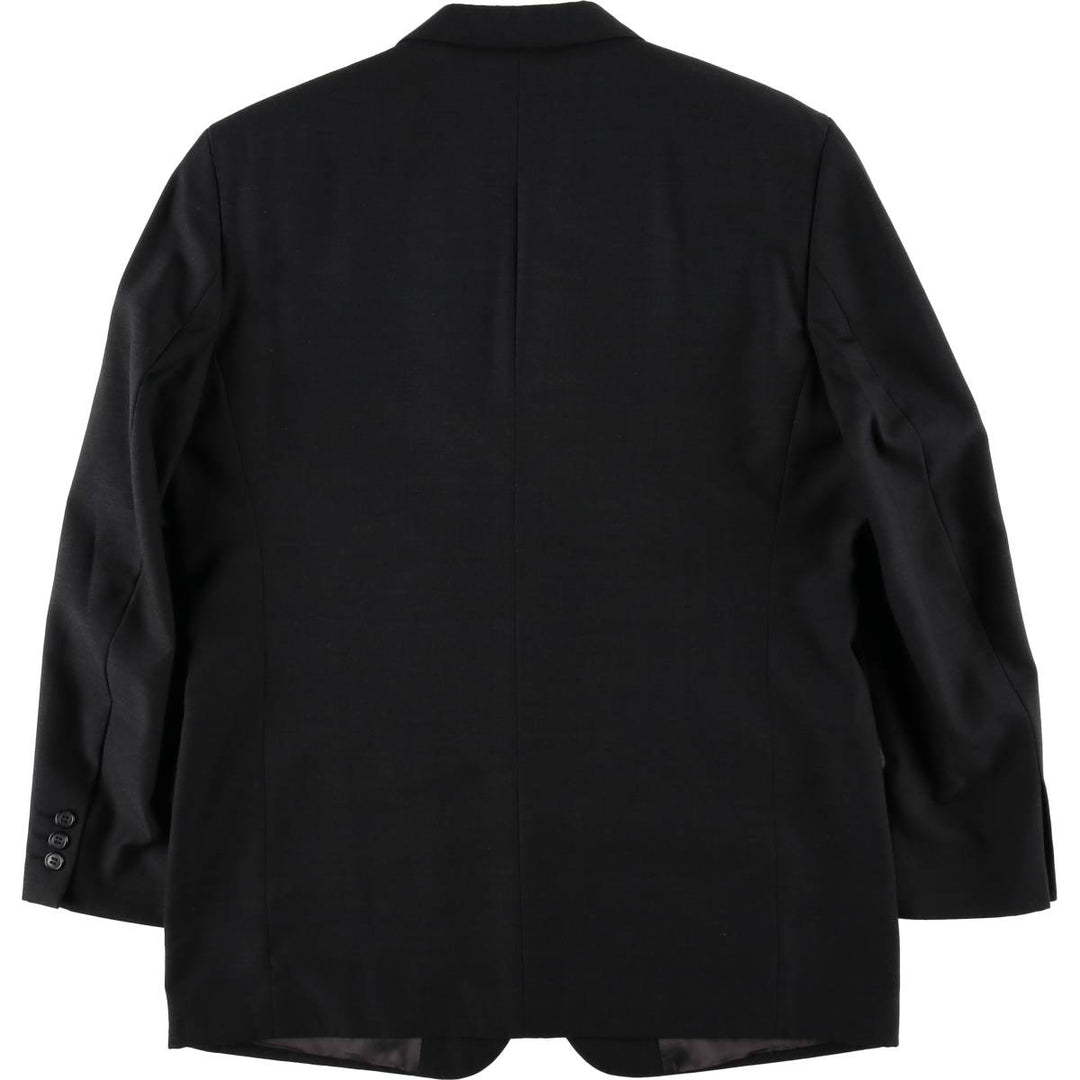 Pierre Cardin wool tailored jacket, men's size L wool Charcoal Vintage Second Hand