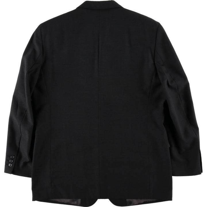 Pierre Cardin wool tailored jacket, men's size L wool Charcoal Vintage Second Hand
