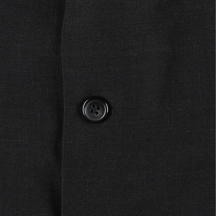 Pierre Cardin wool tailored jacket, men's size L wool Charcoal Vintage Second Hand