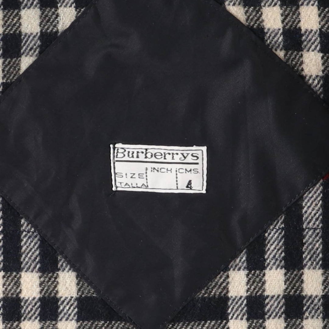 Burberry's nylon jacket, men's size XL (approx.) polyamide black type Vintage Second Hand