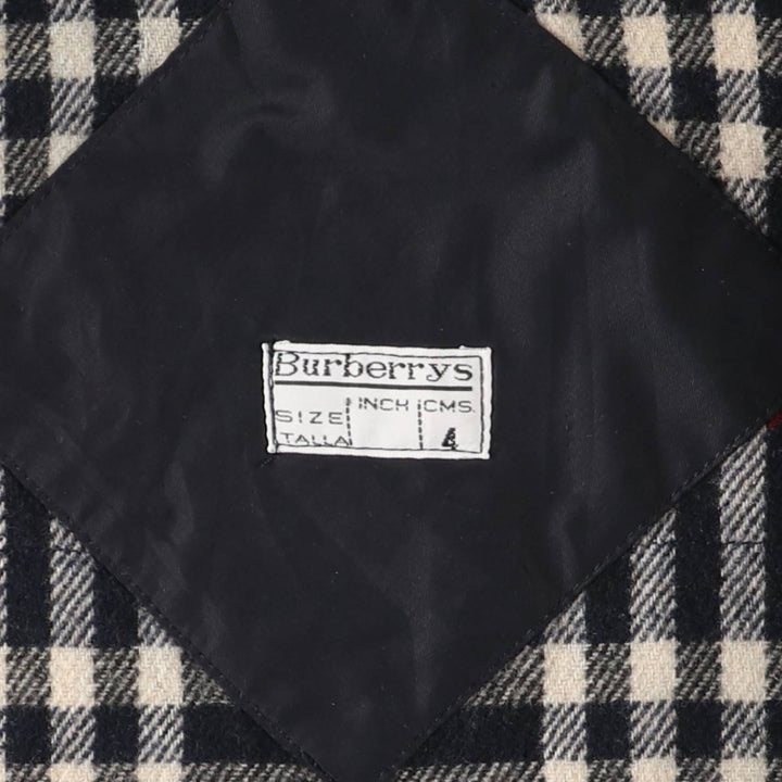 Burberry's nylon jacket, men's size XL (approx.) polyamide black type Vintage Second Hand