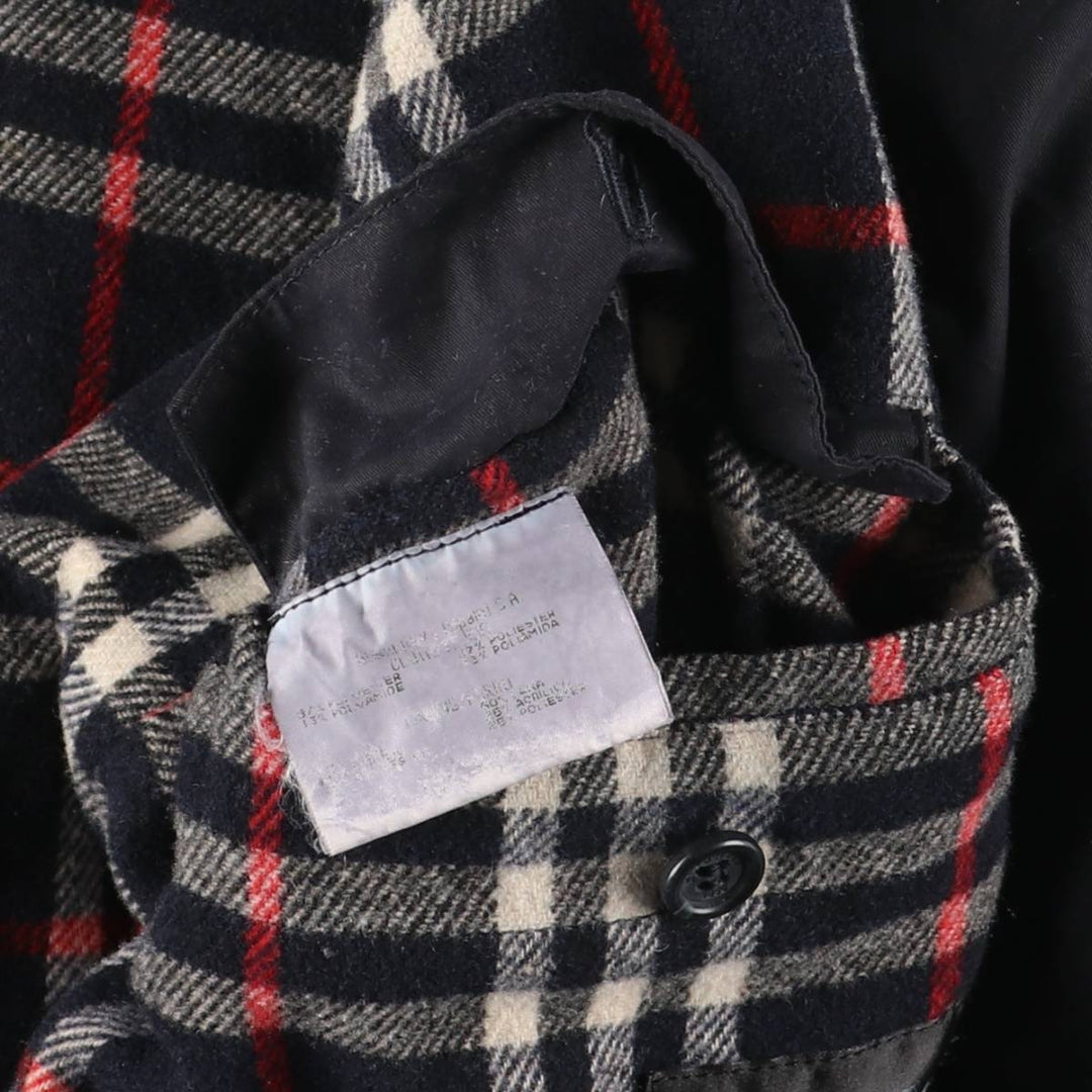 Burberry's nylon jacket, men's size XL (approx.) polyamide black type Vintage Second Hand