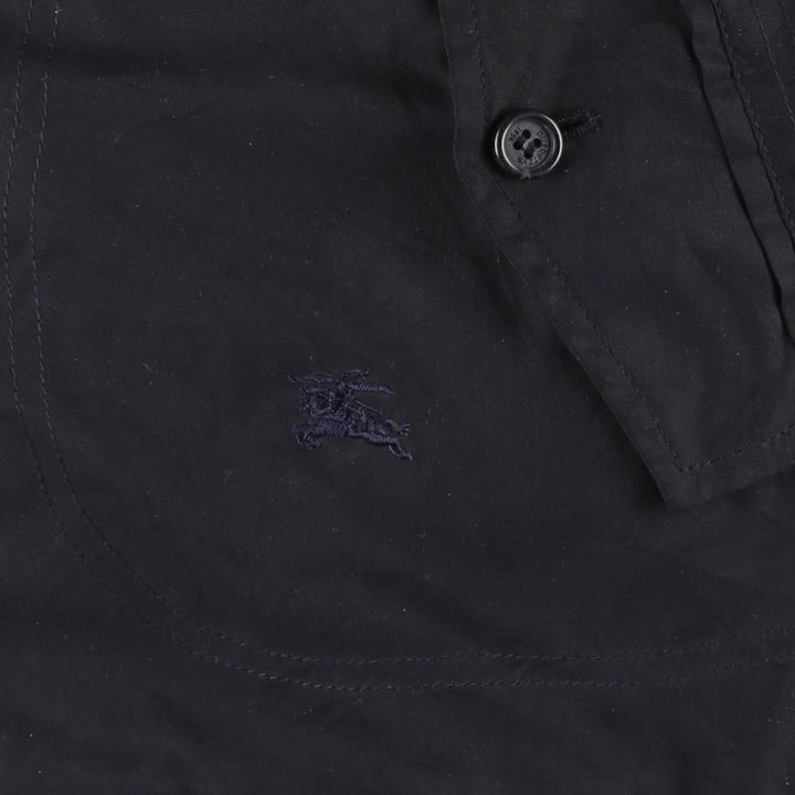 Burberry's nylon jacket, men's size XL (approx.) polyamide black type Vintage Second Hand
