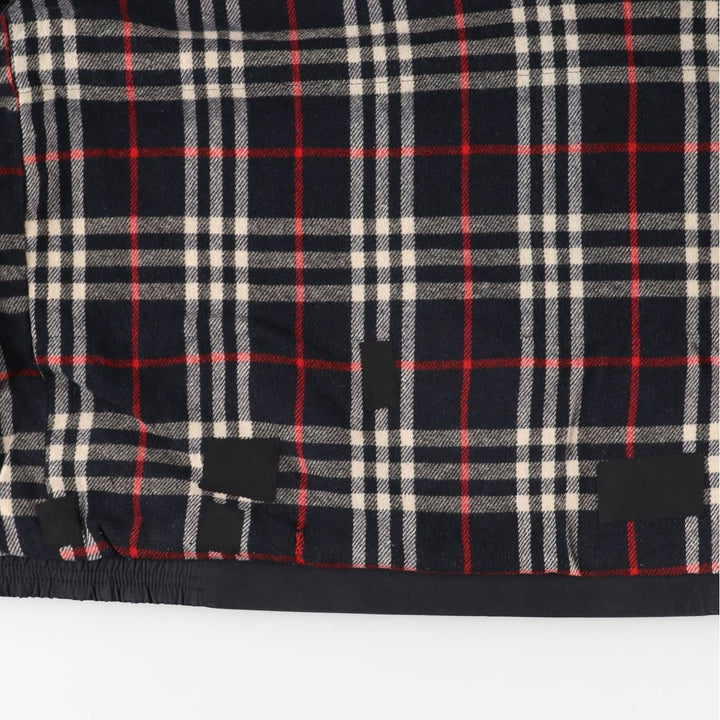Burberry's nylon jacket, men's size XL (approx.) polyamide black type Vintage Second Hand