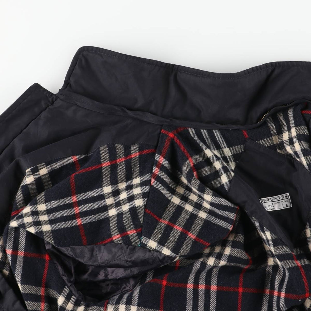 Burberry's nylon jacket, men's size XL (approx.) polyamide black type Vintage Second Hand