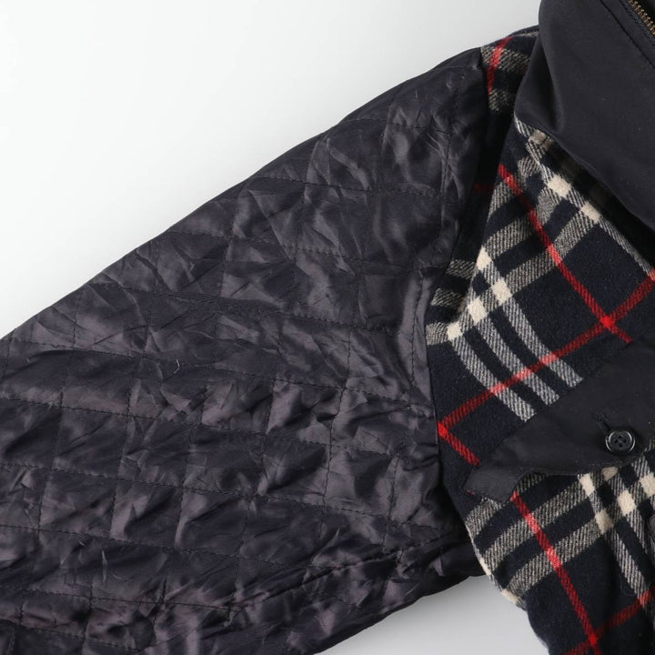 Burberry's nylon jacket, men's size XL (approx.) polyamide black type Vintage Second Hand
