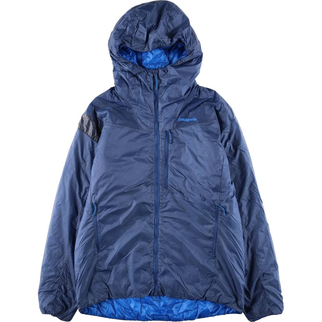 Patagonia 85300FA21 Insulated Puffer Jacket, Men's Size L (approx.) Nylon navy blue type Vintage Second Hand