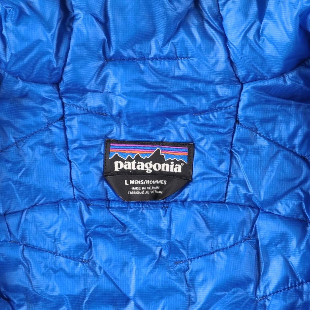 Patagonia 85300FA21 Insulated Puffer Jacket, Men's Size L (approx.) Nylon navy blue type Vintage Second Hand