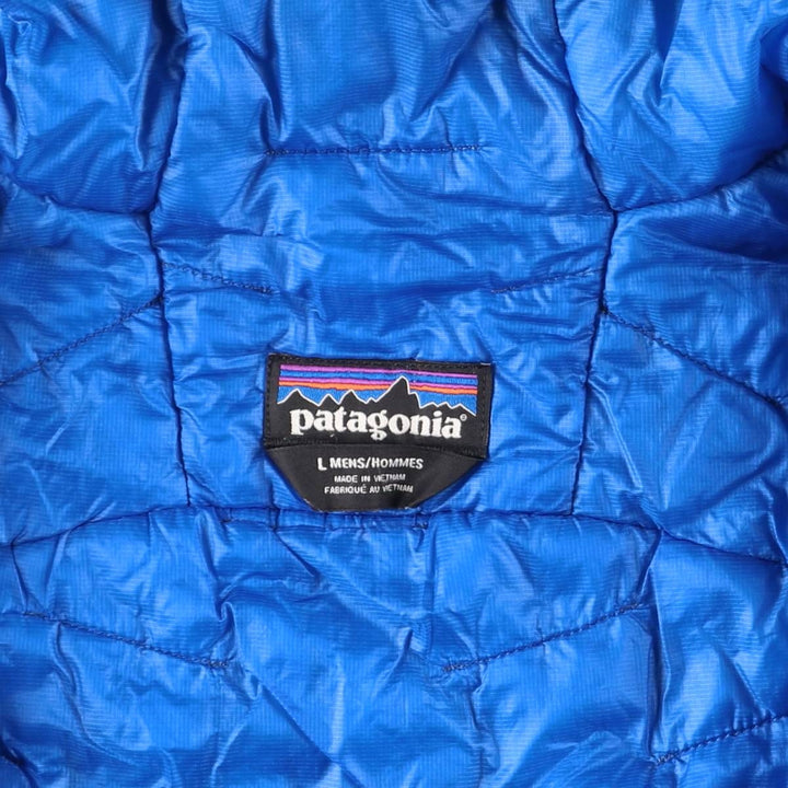 Patagonia 85300FA21 Insulated Puffer Jacket, Men's Size L (approx.) Nylon navy blue type Vintage Second Hand