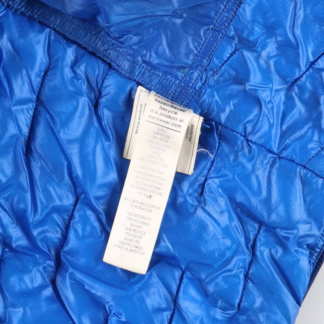 Patagonia 85300FA21 Insulated Puffer Jacket, Men's Size L (approx.) Nylon navy blue type Vintage Second Hand
