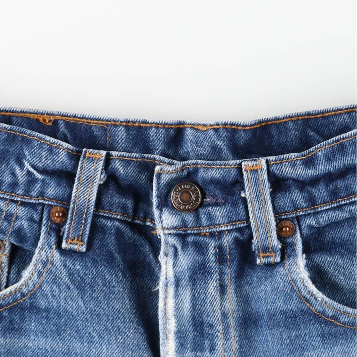 Vintage 1980'S Levi's 517-0217 bootcut denim pants, made in the USA, men's size W32. cotton blue type Vintage Second Hand