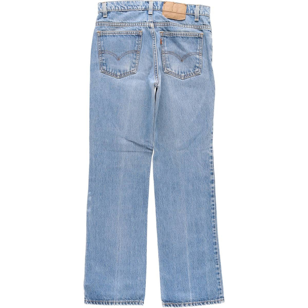Levi's 517 Bootcut Denim Pants, Men's, Size W30 unclear Blue type light blue Vintage Second Hand