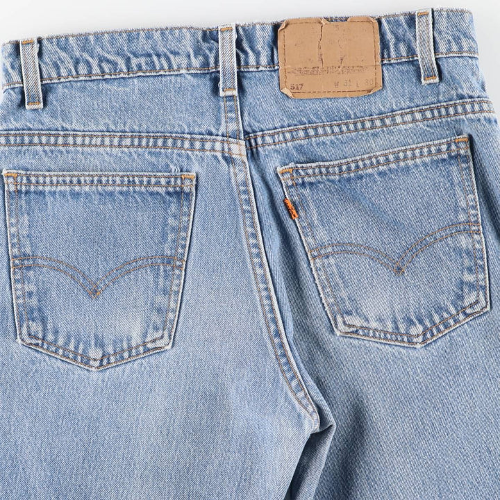 Levi's 517 Bootcut Denim Pants, Men's, Size W30 unclear Blue type light blue Vintage Second Hand