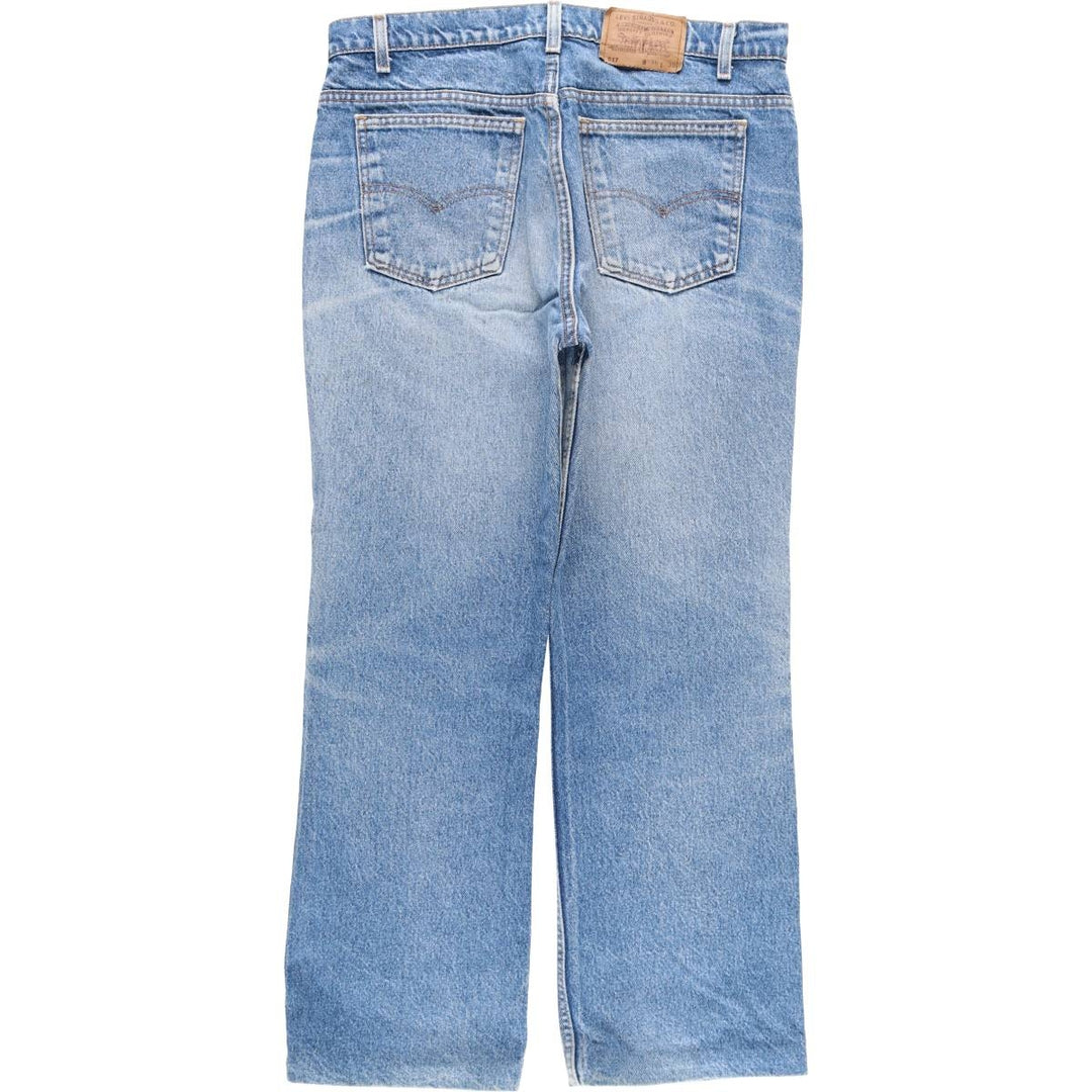 Levi's 517 Bootcut Denim Pants for Men, W35 cotton blue type Vintage Second Hand